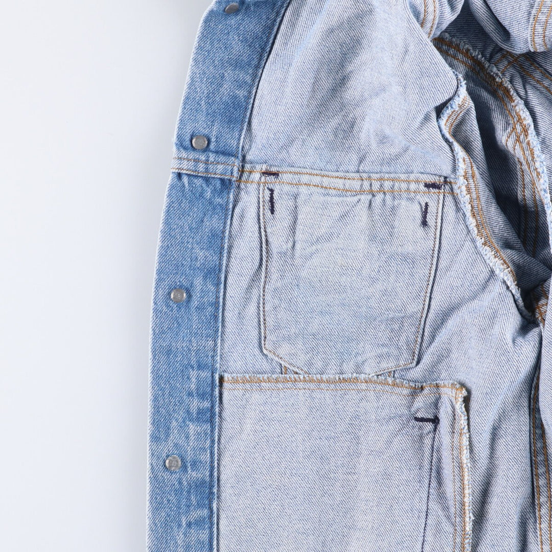 90'S Levi's 70506-0214 denim jacket, denim jacket, made in USA, men's size M, vintage unclear blue type Vintage Second Hand