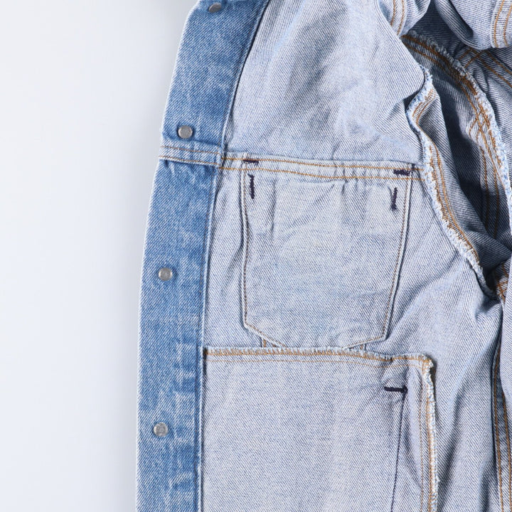 90'S Levi's 70506-0214 denim jacket, denim jacket, made in USA, men's size M, vintage unclear blue type Vintage Second Hand