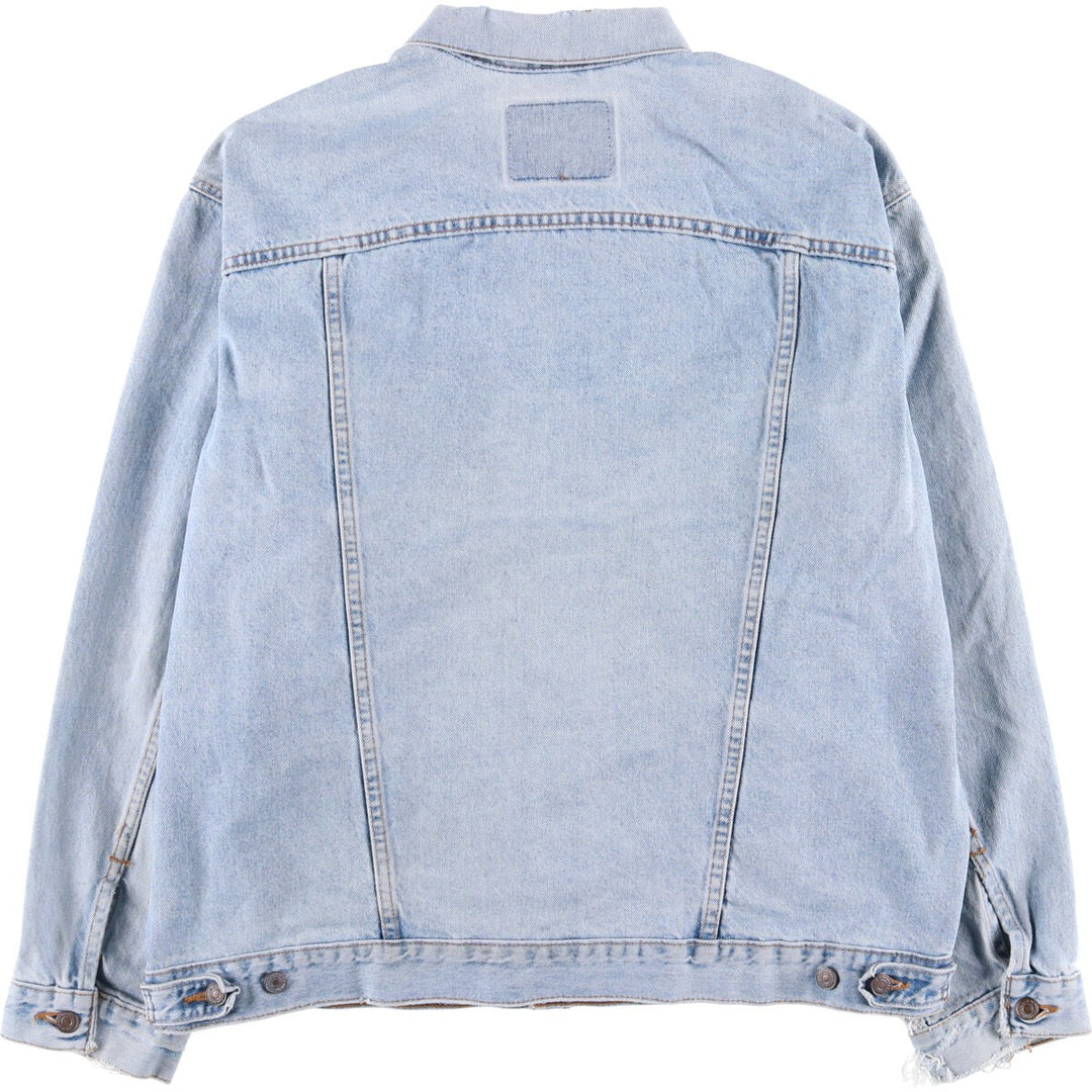 90'S Levi's 70507-0389 denim jacket, made in the USA, men's XXL size, vintage cotton blue type Vintage Second Hand