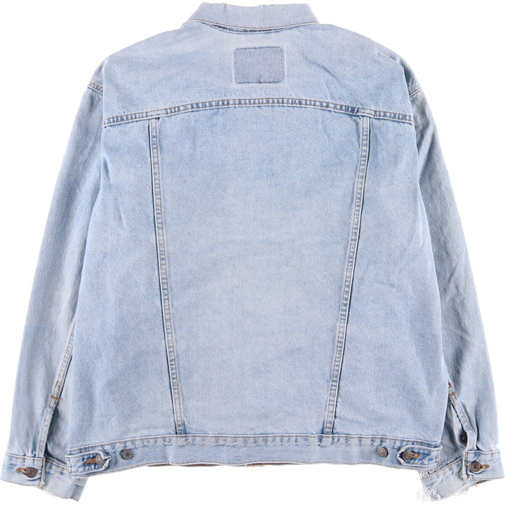 90'S Levi's 70507-0389 denim jacket, made in the USA, men's XXL size, vintage cotton blue type Vintage Second Hand