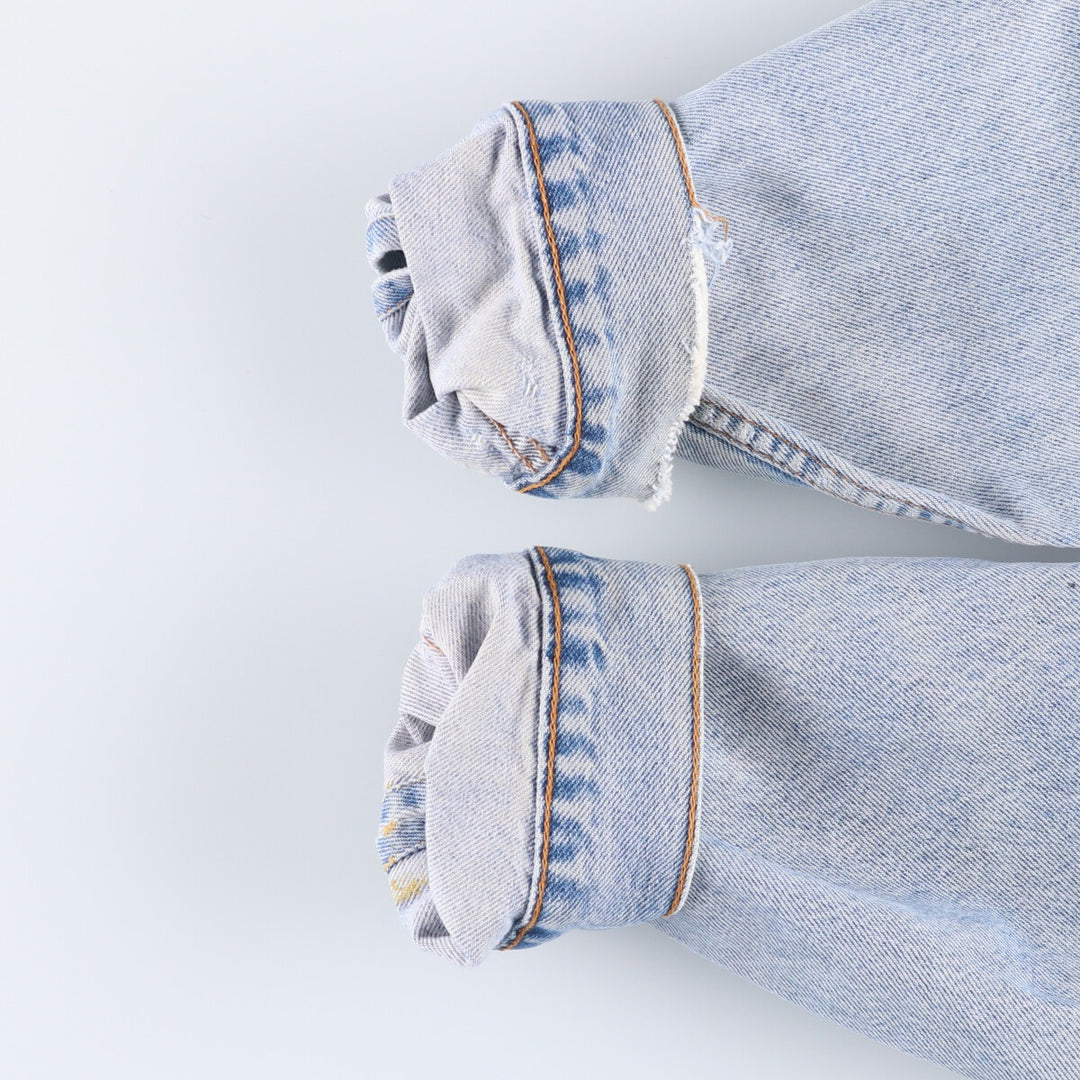 90'S Levi's 70507-0389 denim jacket, made in the USA, men's XXL size, vintage cotton blue type Vintage Second Hand