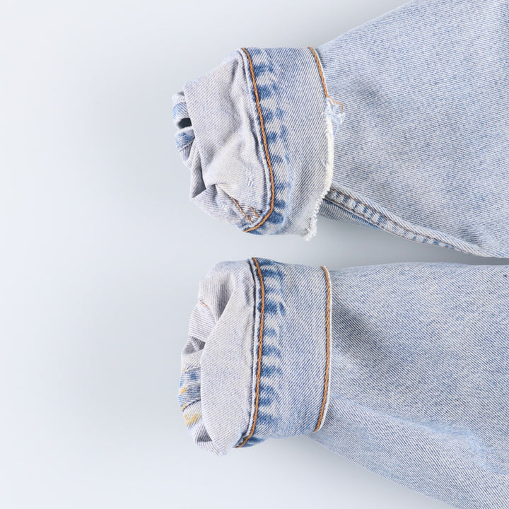 90'S Levi's 70507-0389 denim jacket, made in the USA, men's XXL size, vintage cotton blue type Vintage Second Hand