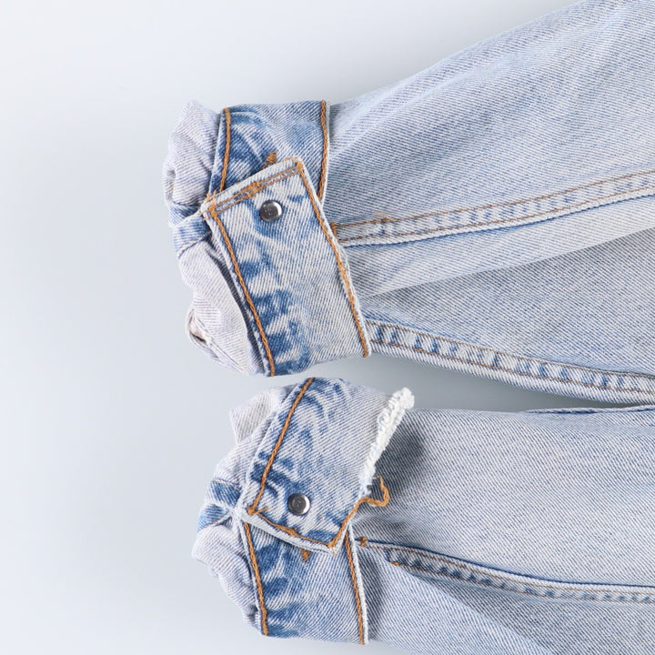 90'S Levi's 70507-0389 denim jacket, made in the USA, men's XXL size, vintage cotton blue type Vintage Second Hand