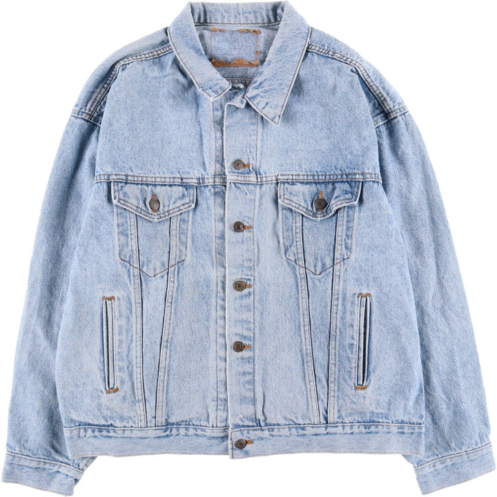 90'S Levi's 70507-4890 denim jacket, denim jacket, made in USA, men's XL size, vintage cotton blue type Vintage Second Hand