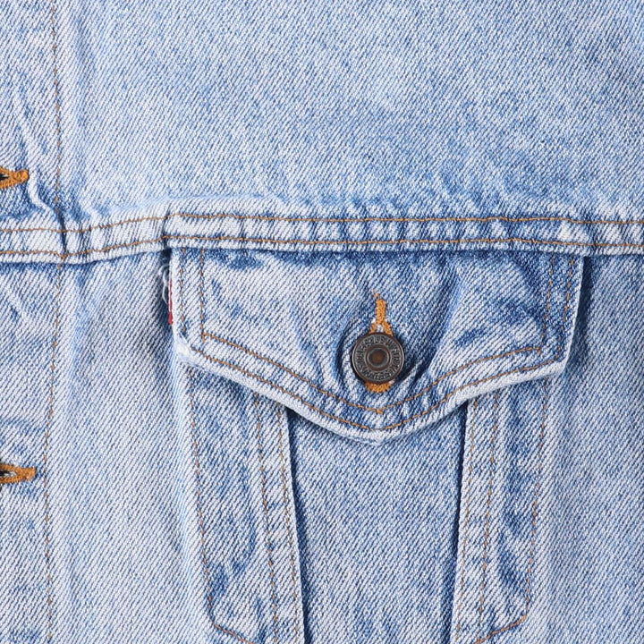 90'S Levi's 70507-4890 denim jacket, denim jacket, made in USA, men's XL size, vintage cotton blue type Vintage Second Hand