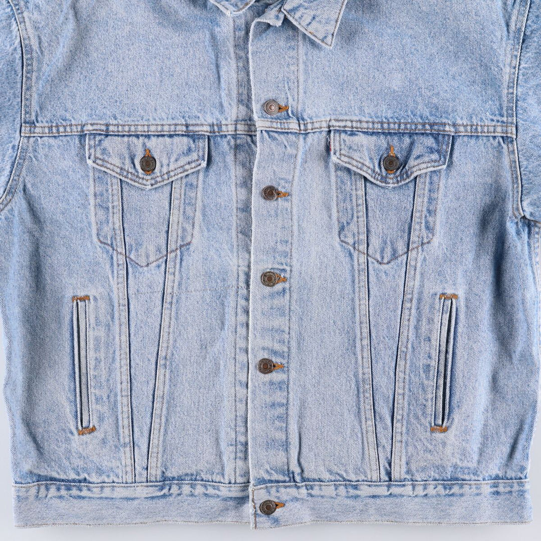90'S Levi's 70507-4890 denim jacket, denim jacket, made in USA, men's XL size, vintage cotton blue type Vintage Second Hand