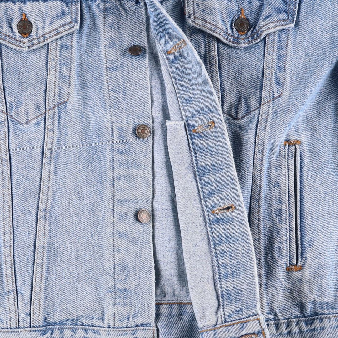 90'S Levi's 70507-4890 denim jacket, denim jacket, made in USA, men's XL size, vintage cotton blue type Vintage Second Hand