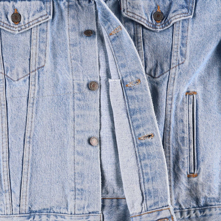 90'S Levi's 70507-4890 denim jacket, denim jacket, made in USA, men's XL size, vintage cotton blue type Vintage Second Hand