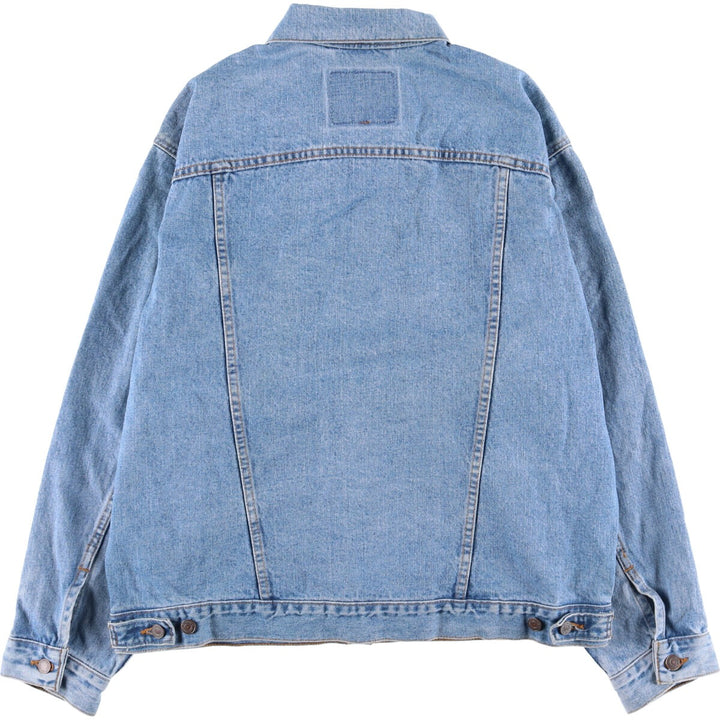 90'S Levi's 70507-4890 denim jacket, denim jacket, made in USA, men's XL size, vintage cotton blue type Vintage Second Hand