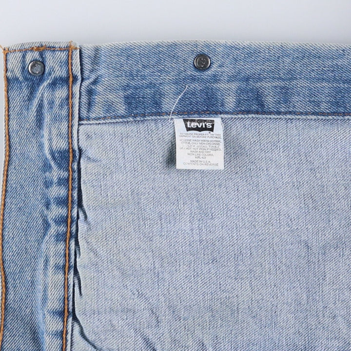90'S Levi's 70507-4890 denim jacket, denim jacket, made in USA, men's XL size, vintage cotton blue type Vintage Second Hand