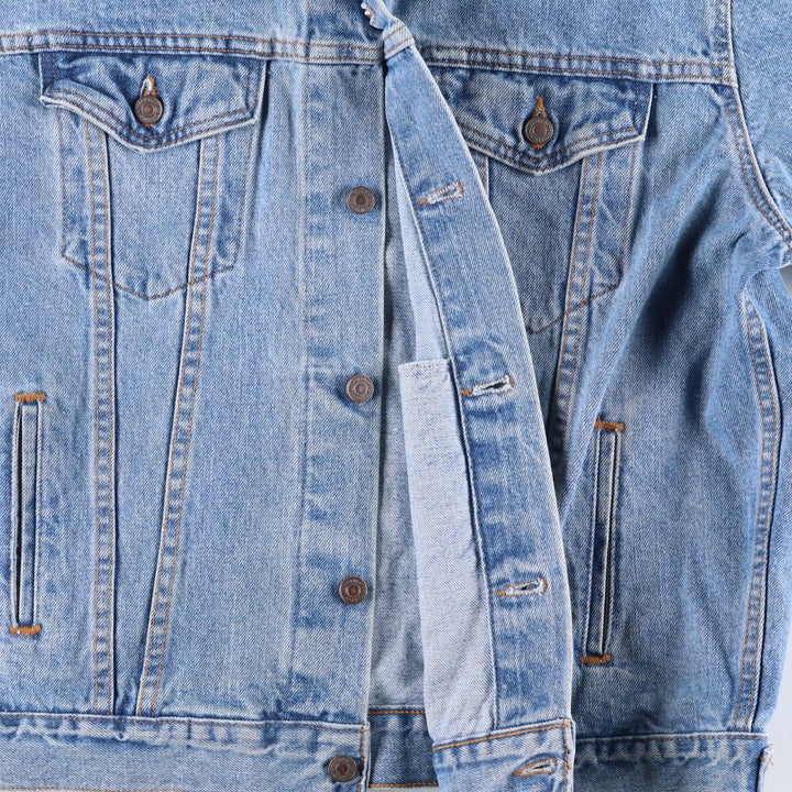90'S Levi's 70507-4890 denim jacket, denim jacket, made in USA, men's XL size, vintage cotton blue type Vintage Second Hand