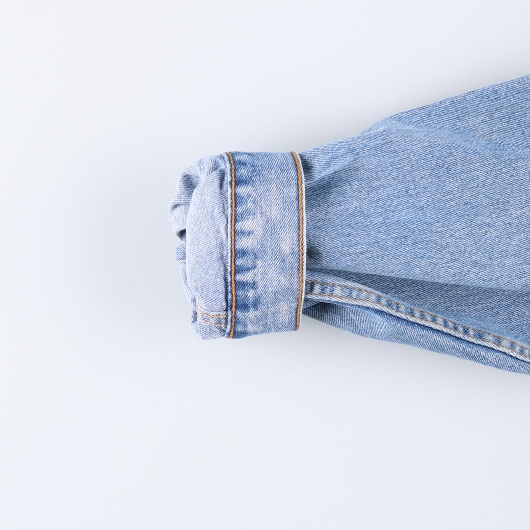 90'S Levi's 70507-4890 denim jacket, denim jacket, made in USA, men's XL size, vintage cotton blue type Vintage Second Hand