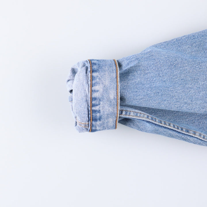 90'S Levi's 70507-4890 denim jacket, denim jacket, made in USA, men's XL size, vintage cotton blue type Vintage Second Hand