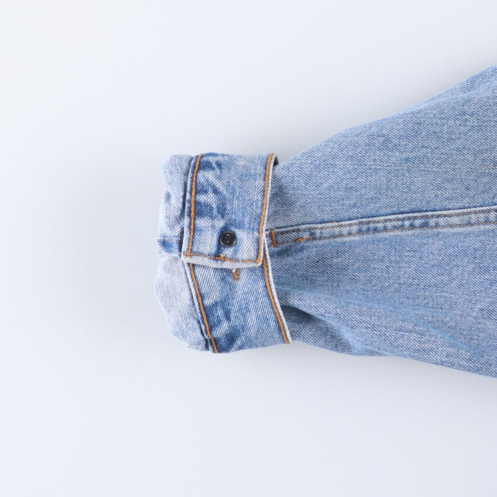 90'S Levi's 70507-4890 denim jacket, denim jacket, made in USA, men's XL size, vintage cotton blue type Vintage Second Hand