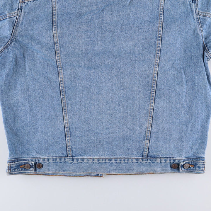 90'S Levi's 70507-4890 denim jacket, denim jacket, made in USA, men's XL size, vintage cotton blue type Vintage Second Hand