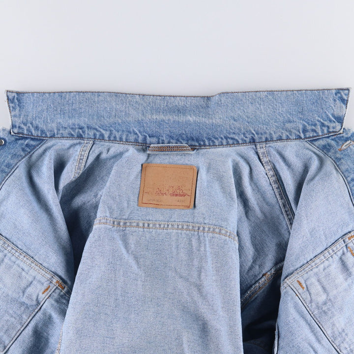 90'S Levi's 70507-4890 denim jacket, denim jacket, made in USA, men's XL size, vintage cotton blue type Vintage Second Hand