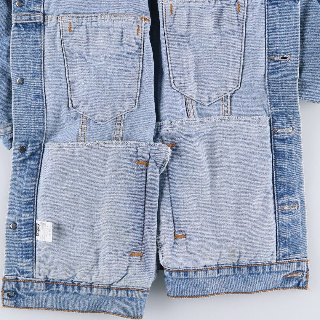 90'S Levi's 70507-4890 denim jacket, denim jacket, made in USA, men's XL size, vintage cotton blue type Vintage Second Hand