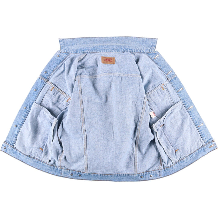90'S Levi's 70507-4890 denim jacket, denim jacket, made in the USA, men's size L, vintage cotton blue type Vintage Second Hand