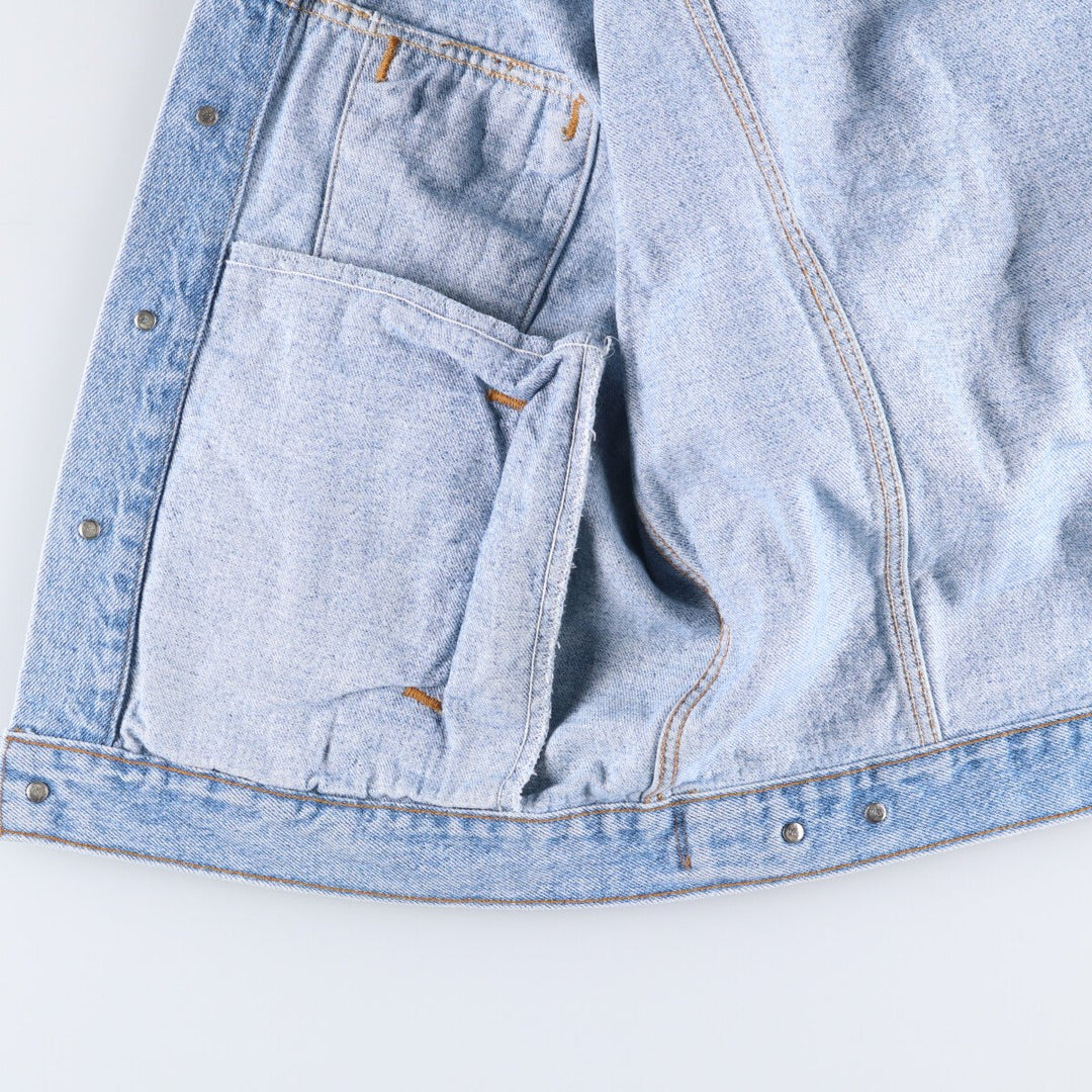 90'S Levi's 70507-4890 denim jacket, denim jacket, made in the USA, men's size L, vintage cotton blue type Vintage Second Hand