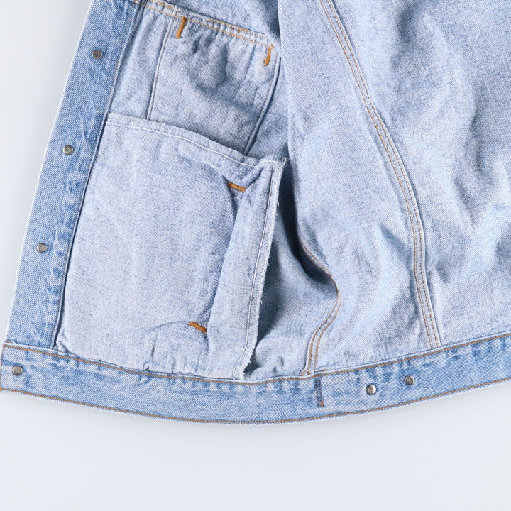 90'S Levi's 70507-4890 denim jacket, denim jacket, made in the USA, men's size L, vintage cotton blue type Vintage Second Hand