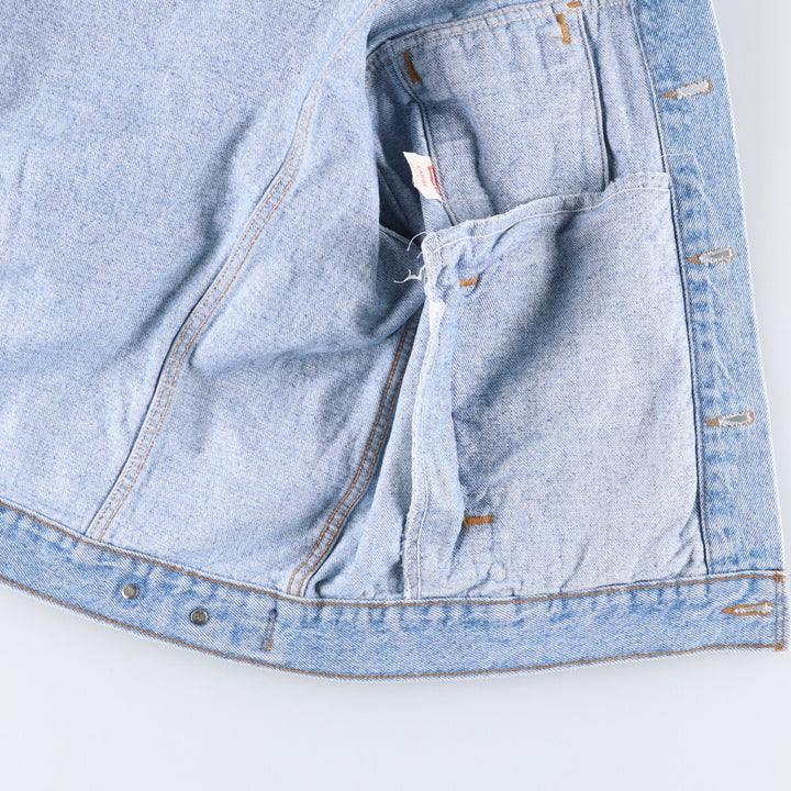 90'S Levi's 70507-4890 denim jacket, denim jacket, made in the USA, men's size L, vintage cotton blue type Vintage Second Hand