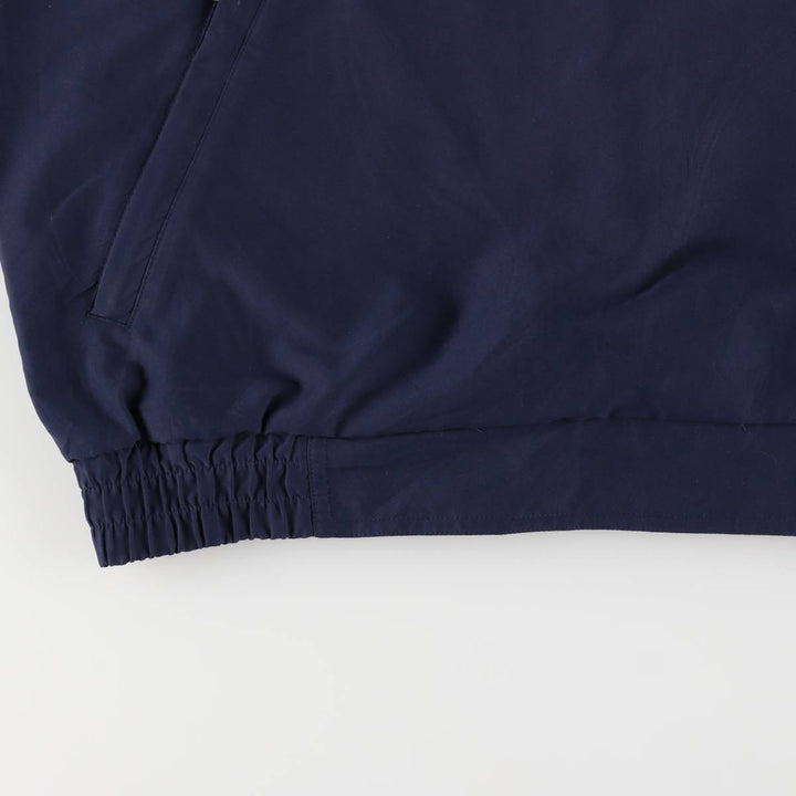 Nike Golf V-neck warm-up pullover, men's size M polyester navy blue type Vintage Second Hand