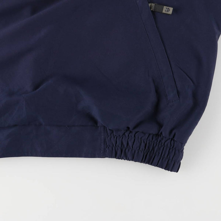 Nike Golf V-neck warm-up pullover, men's size M polyester navy blue type Vintage Second Hand