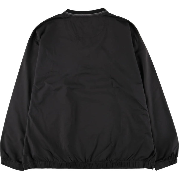 Nike Golf V-Neck Warm-Up Pullover, Men's XL polyester black type Vintage Second Hand