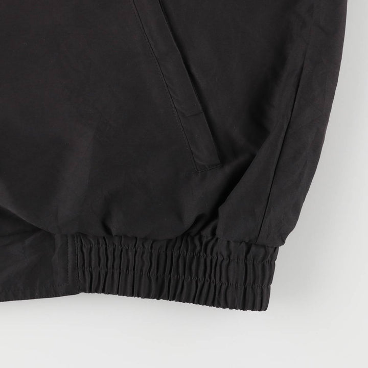 Nike Golf V-neck warm-up pullover, men's size M polyester black type Vintage Second Hand