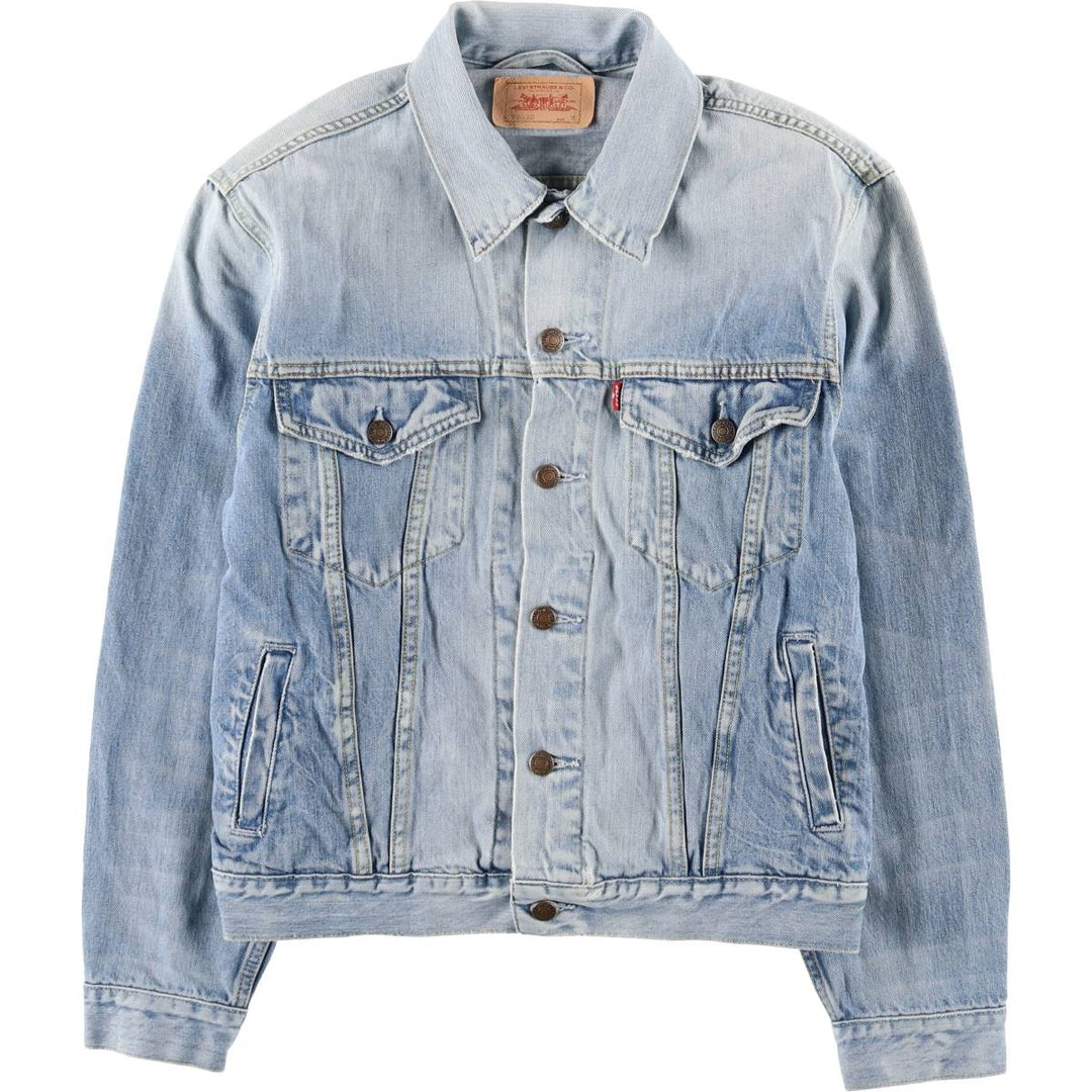 Levi's Euro Model Denim Jacket, Men's Size Medium cotton Blue type light blue Vintage Second Hand