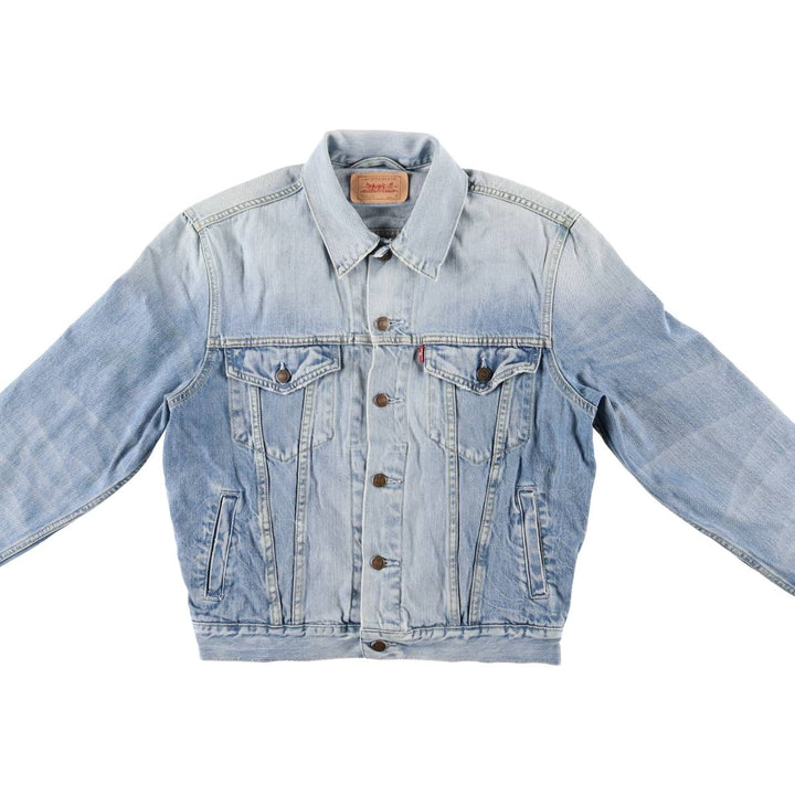 Levi's Euro Model Denim Jacket, Men's Size Medium cotton Blue type light blue Vintage Second Hand