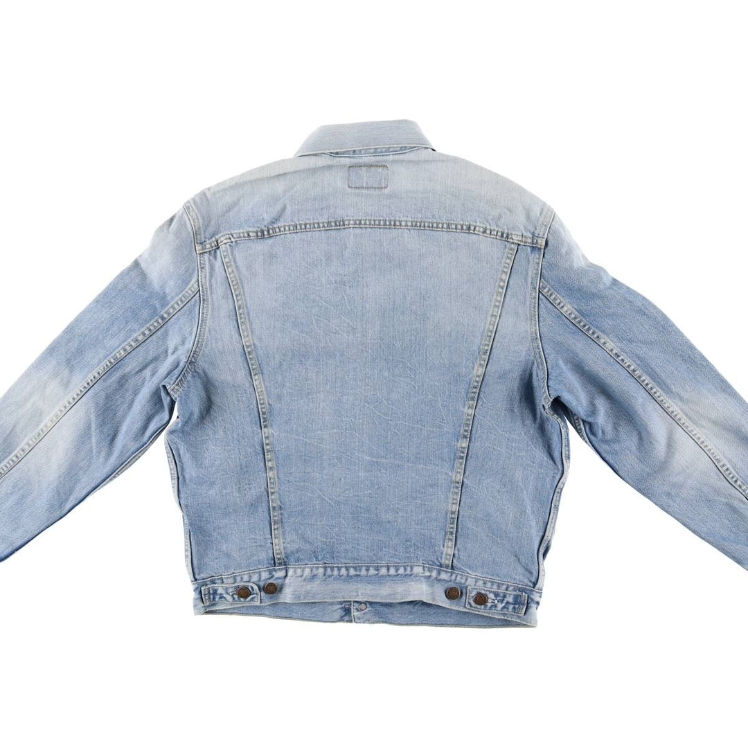 Levi's Euro Model Denim Jacket, Men's Size Medium cotton Blue type light blue Vintage Second Hand