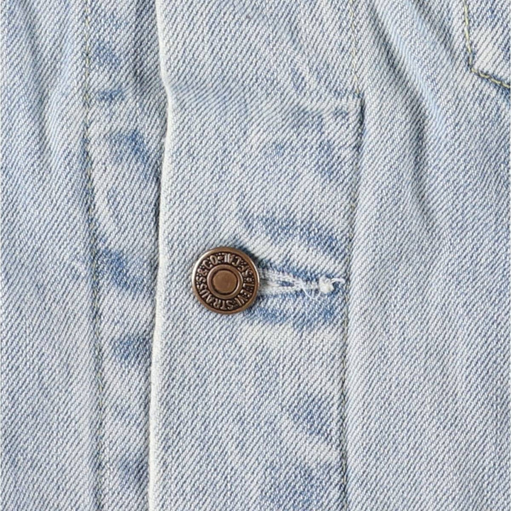 Levi's Euro Model Denim Jacket, Men's Size Medium cotton Blue type light blue Vintage Second Hand