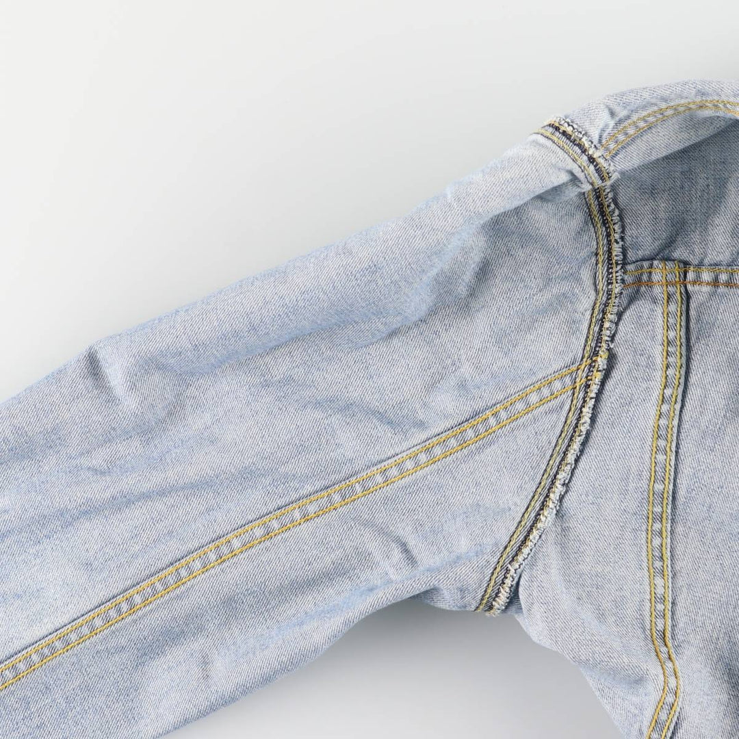 Levi's Euro Model Denim Jacket, Men's Size Medium cotton Blue type light blue Vintage Second Hand