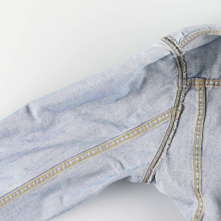 Levi's Euro Model Denim Jacket, Men's Size Medium cotton Blue type light blue Vintage Second Hand