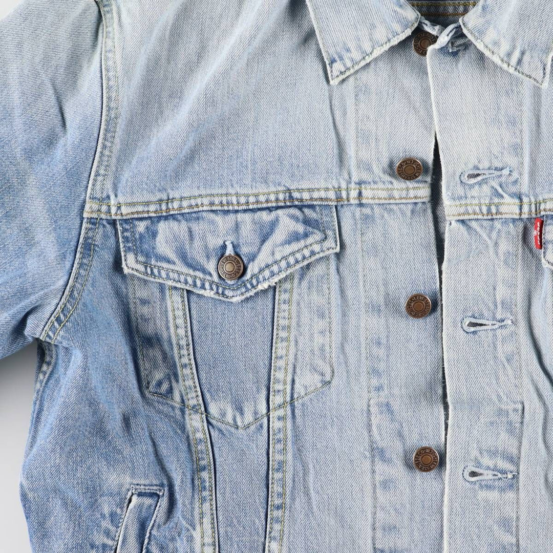 Levi's Euro Model Denim Jacket, Men's Size Medium cotton Blue type light blue Vintage Second Hand
