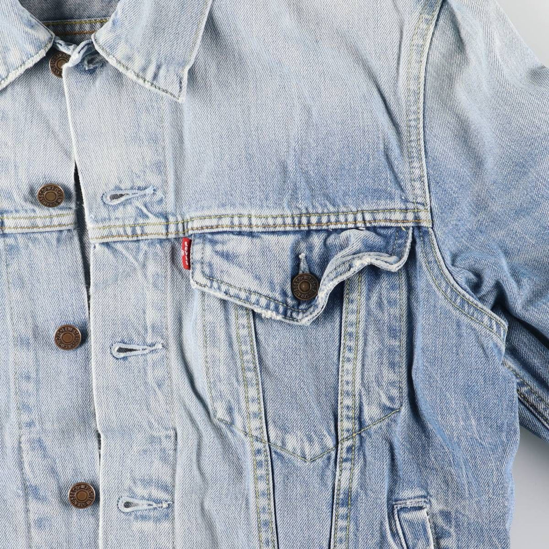 Levi's Euro Model Denim Jacket, Men's Size Medium cotton Blue type light blue Vintage Second Hand
