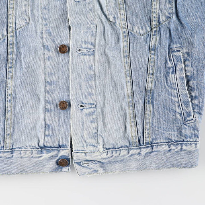 Levi's Euro Model Denim Jacket, Men's Size Medium cotton Blue type light blue Vintage Second Hand