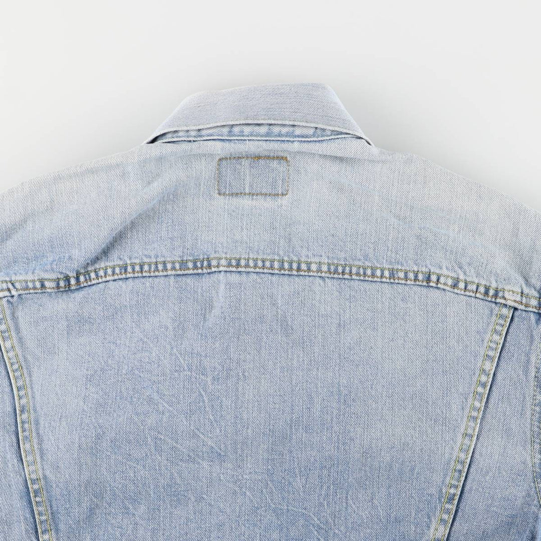 Levi's Euro Model Denim Jacket, Men's Size Medium cotton Blue type light blue Vintage Second Hand