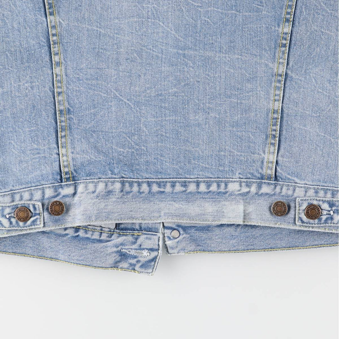 Levi's Euro Model Denim Jacket, Men's Size Medium cotton Blue type light blue Vintage Second Hand