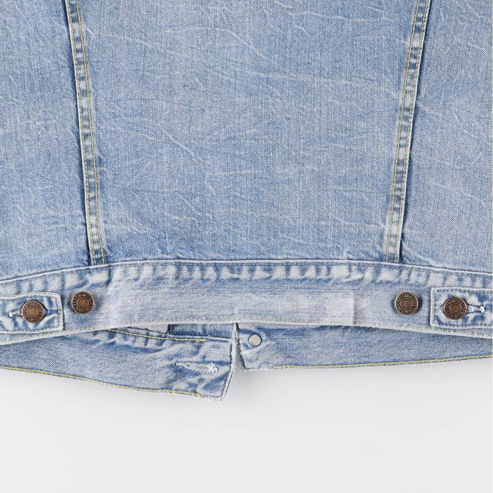 Levi's Euro Model Denim Jacket, Men's Size Medium cotton Blue type light blue Vintage Second Hand