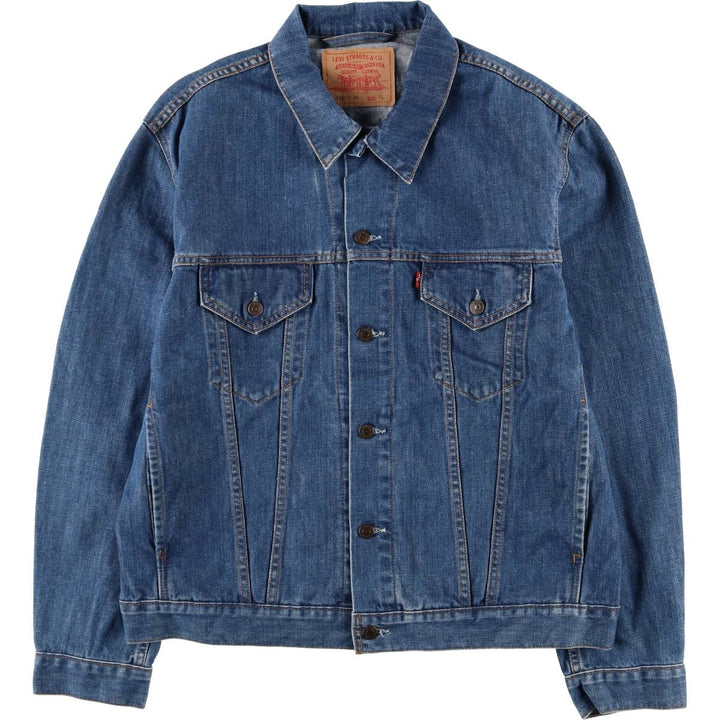 Levi's Euro Model Denim Jacket, Men's XL cotton blue type Vintage Second Hand