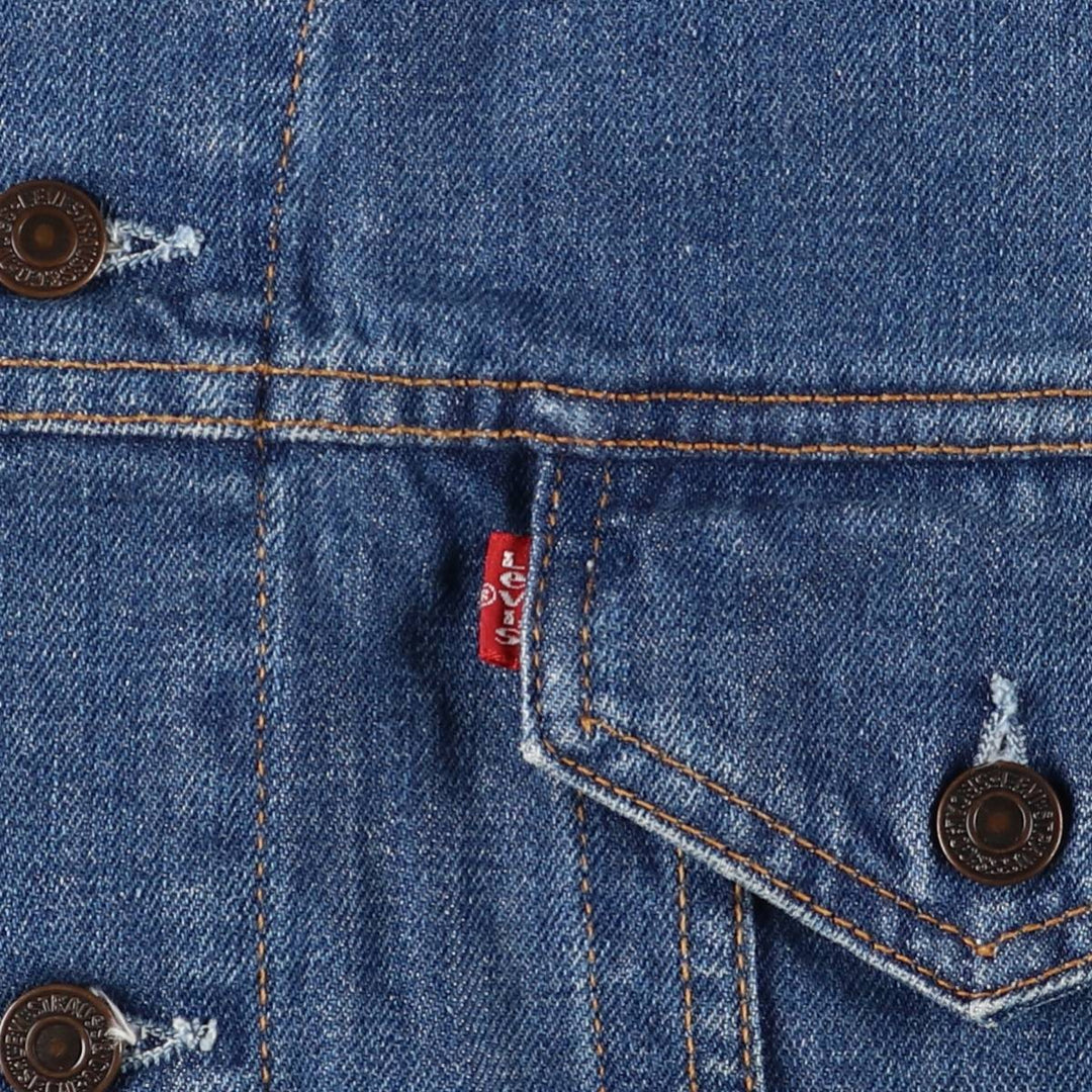 Levi's Euro Model Denim Jacket, Men's XL cotton blue type Vintage Second Hand