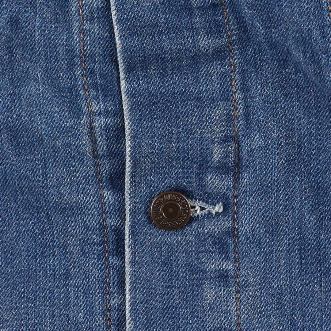 Levi's Euro Model Denim Jacket, Men's XL cotton blue type Vintage Second Hand
