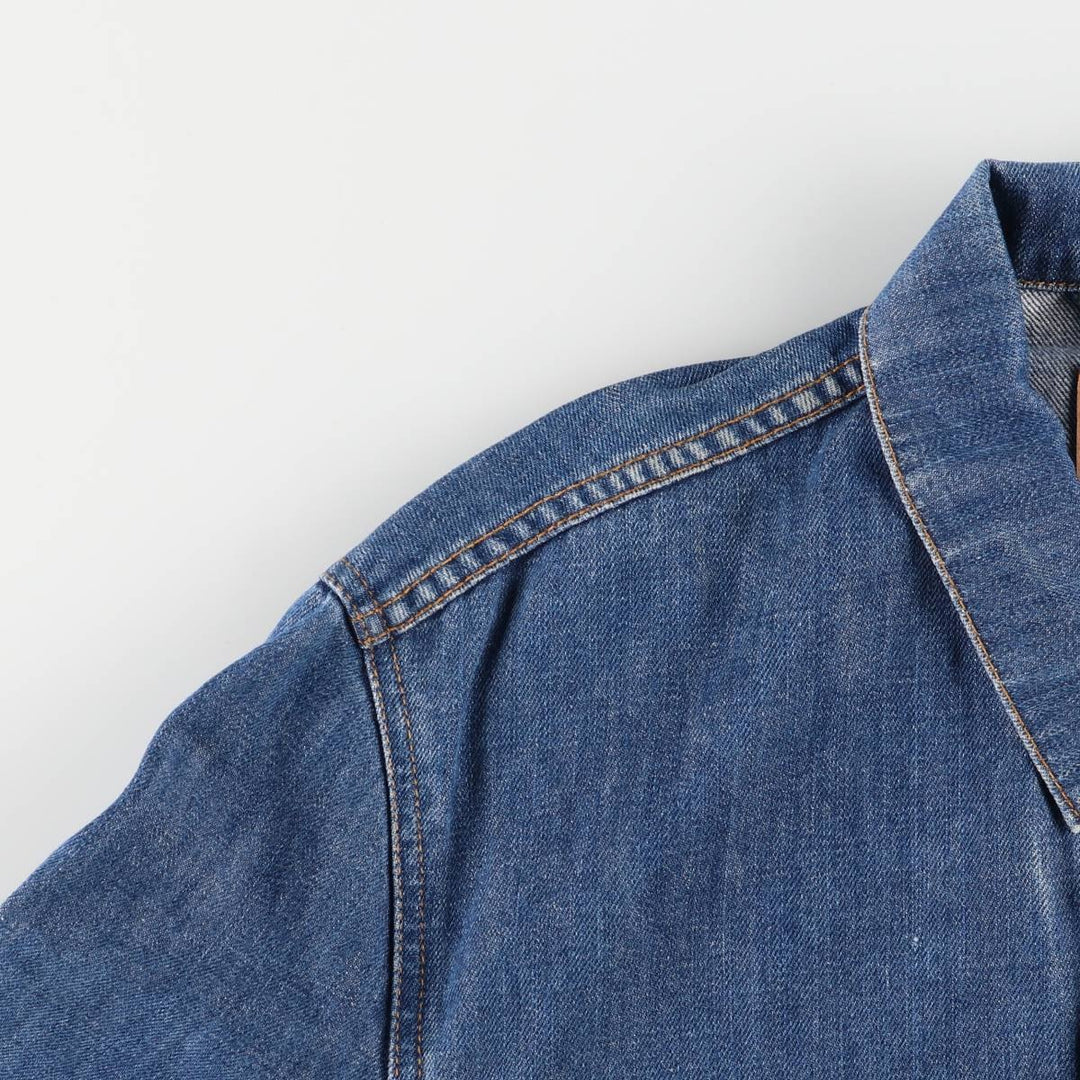 Levi's Euro Model Denim Jacket, Men's XL cotton blue type Vintage Second Hand