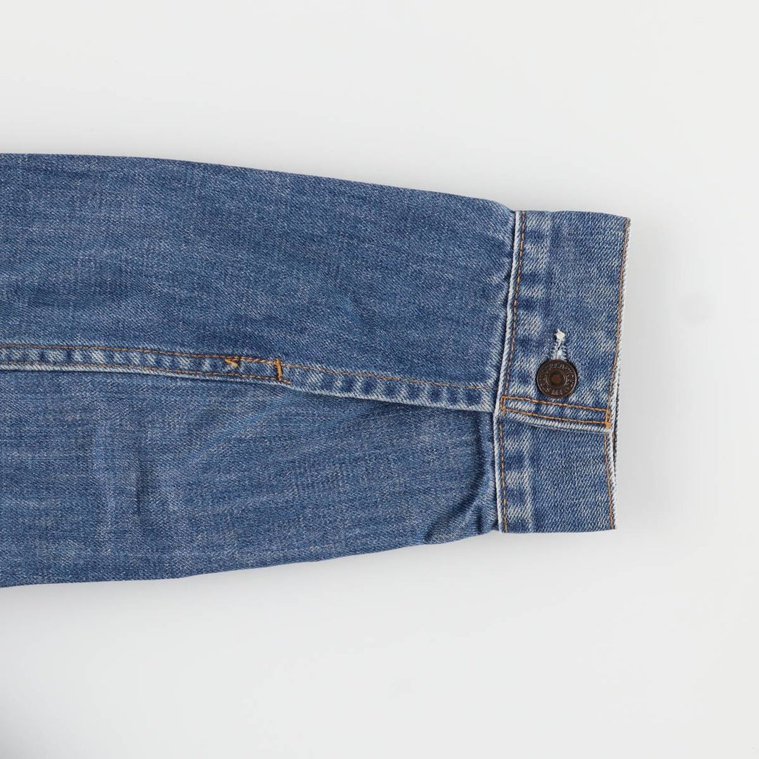 Levi's Euro Model Denim Jacket, Men's XL cotton blue type Vintage Second Hand