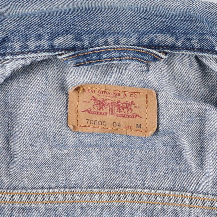 Levi's Euro Model Denim Jacket, Men's Size Medium cotton blue type Vintage Second Hand