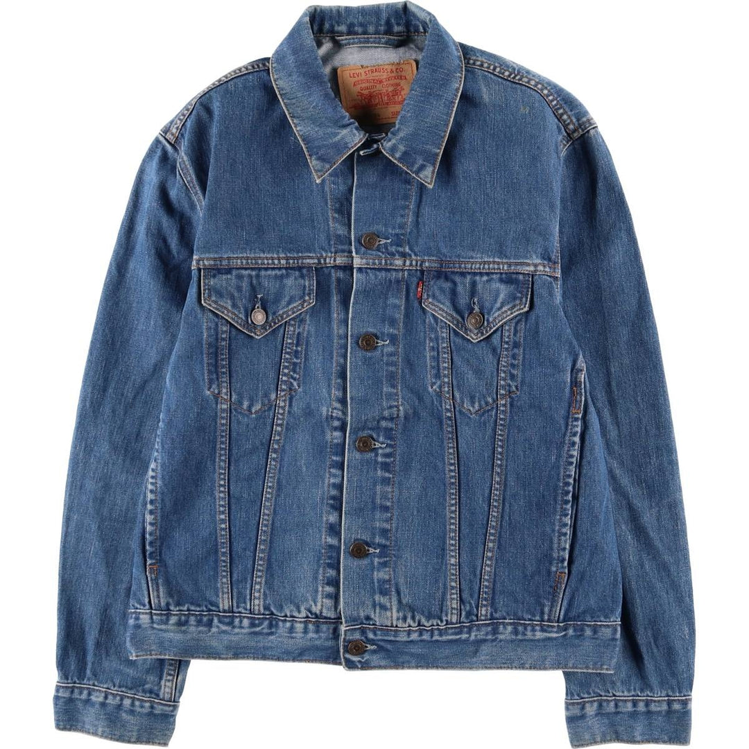 Levi's Euro Model Denim Jacket, Men's Size Medium cotton blue type Vintage Second Hand