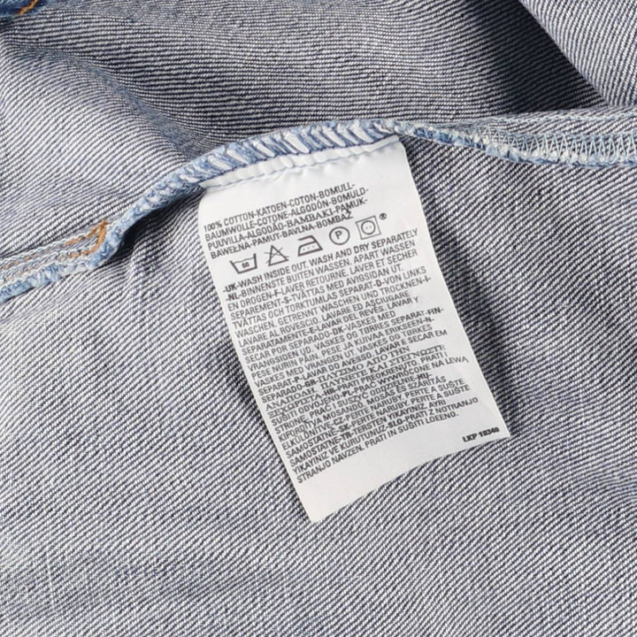 Levi's Euro Model Denim Jacket, Men's Size Medium cotton blue type Vintage Second Hand