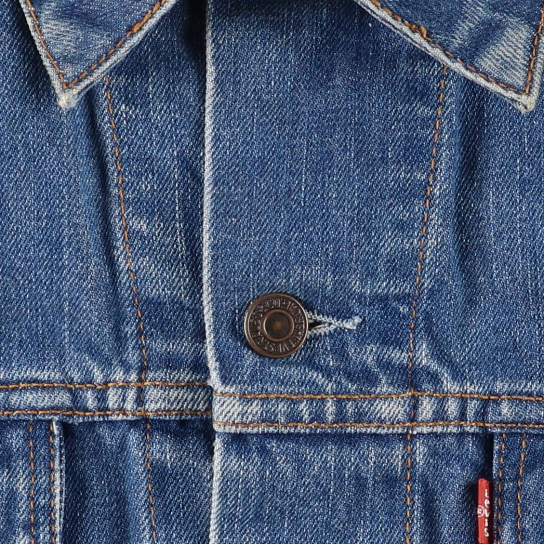 Levi's Euro Model Denim Jacket, Men's Size Medium cotton blue type Vintage Second Hand